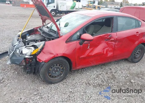 2013 Kia Rio Lx из США, поврежденный, VIN KNADM4A39D6243280